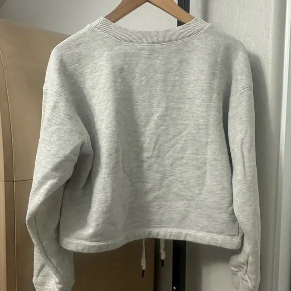 Isabel Marant Cropped Sweatshirt with Logo - Picture 2 of 3